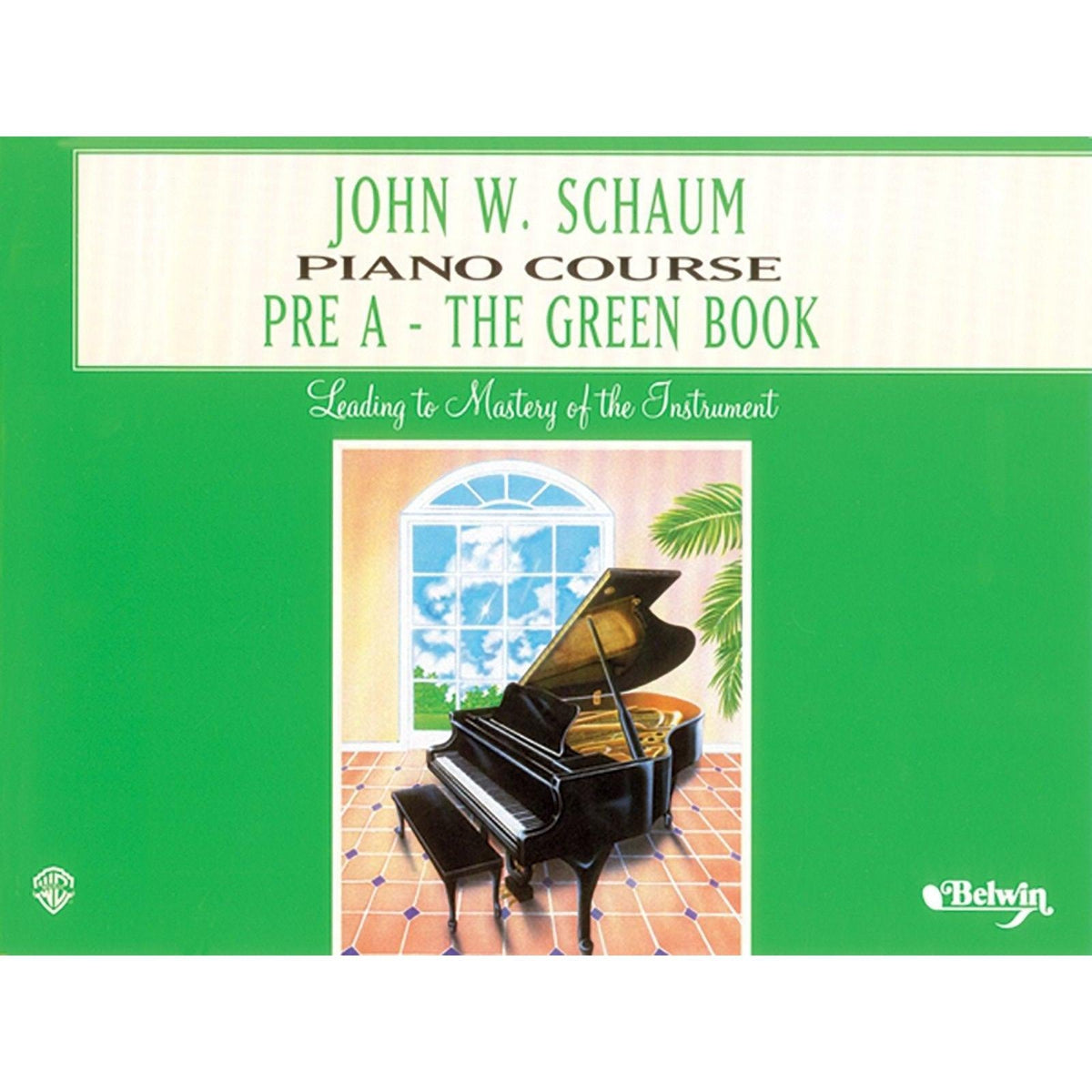 Schaum Piano Course - Pre A - Green Book