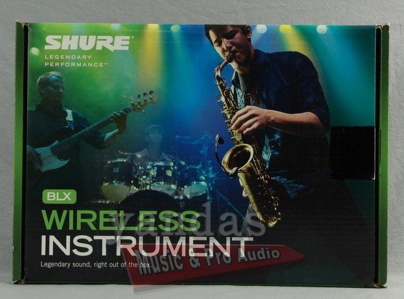 Shure BLX14/B98 Cardioid Condenser Instrument Wireless Microphone System H10