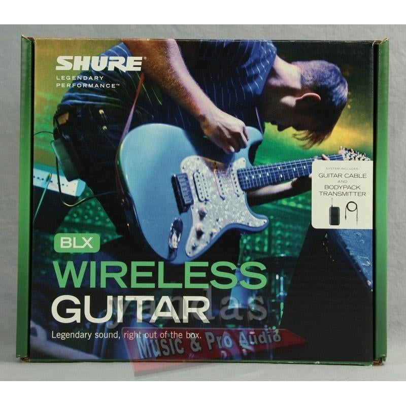 Shure BLX14 Wireless Guitar System | Includes WA302 Guitar Cable H10