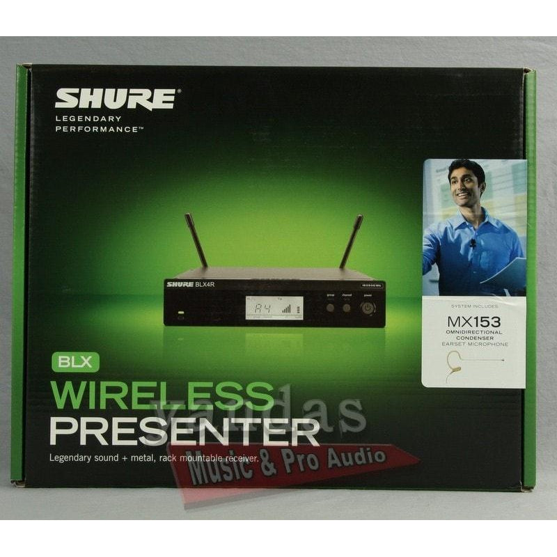 Shure BLX14R/MX53 Wireless Headset Microphone System H10