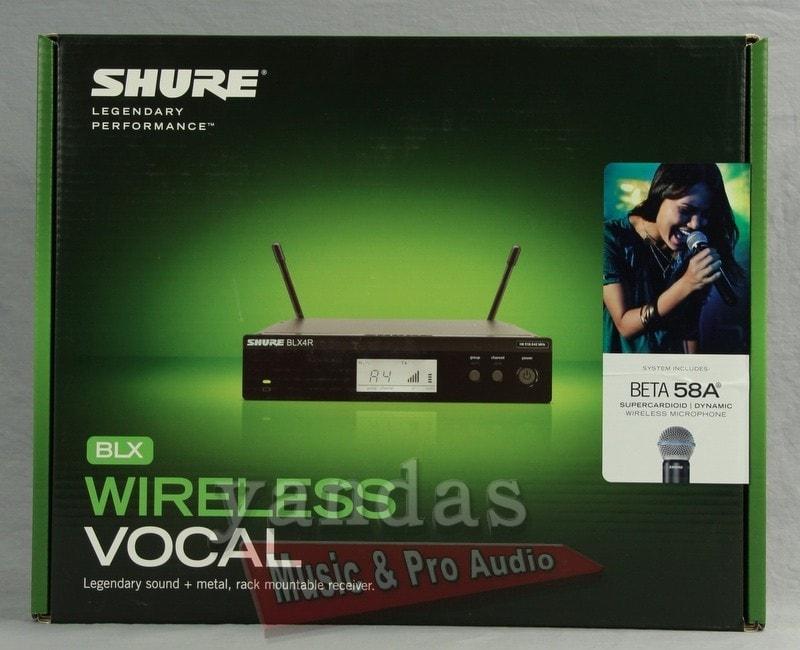 Shure BLX24R/B58 Handheld Wireless Microphone System H10