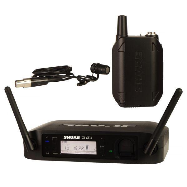Shure GLX-D Digital Wireless System for WL185 Cardioid Lavalier Microphone