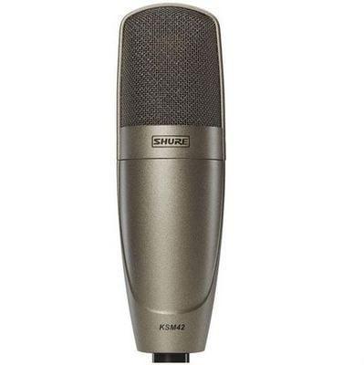 Shure KSM42-SG Large Dual-Diaphragm Side-Address Condenser Vocal Microphone