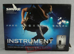 Shure PGXD14 Digital Guitar Wireless System | WA302 Instrument Cable
