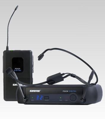 Shure PGXD14/PGA31 Digital Wireless Headworn Microphone System