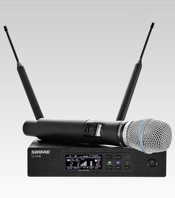 Shure QLXD24/B87A Handheld Wireless Microphone System G50