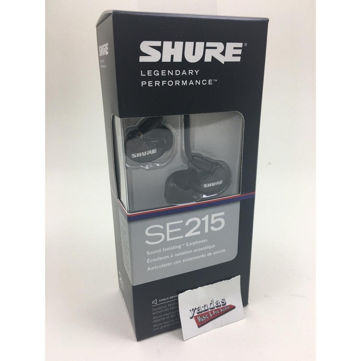 Shure SE215 Sound Isolating Earphones – Yandas Music