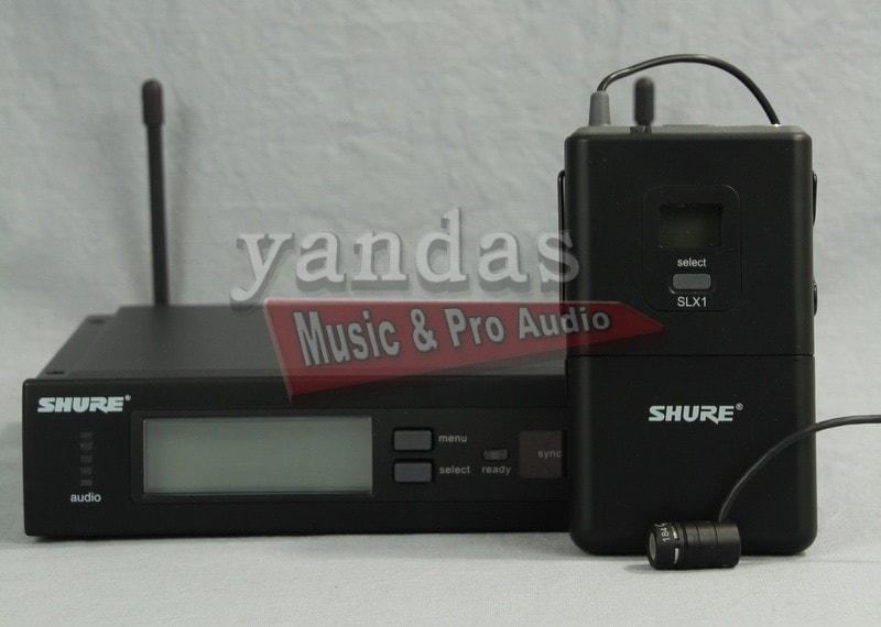Shure SLX14/84 Lavalier Wireless System | WL184 Supercardioid Lavalier Microphone G4