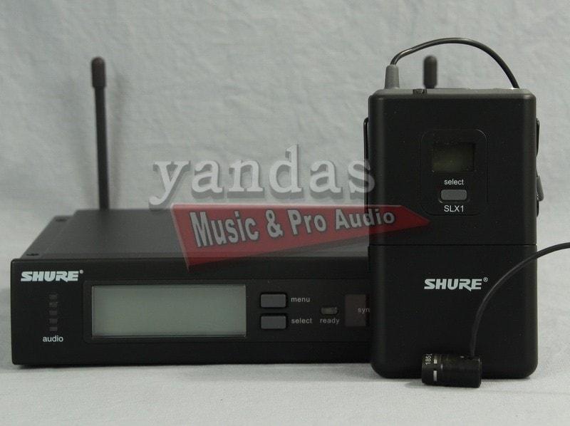 Shure SLX14/85 Lavalier Wireless System | WL185 Cardioid Lavalier Microphone G4