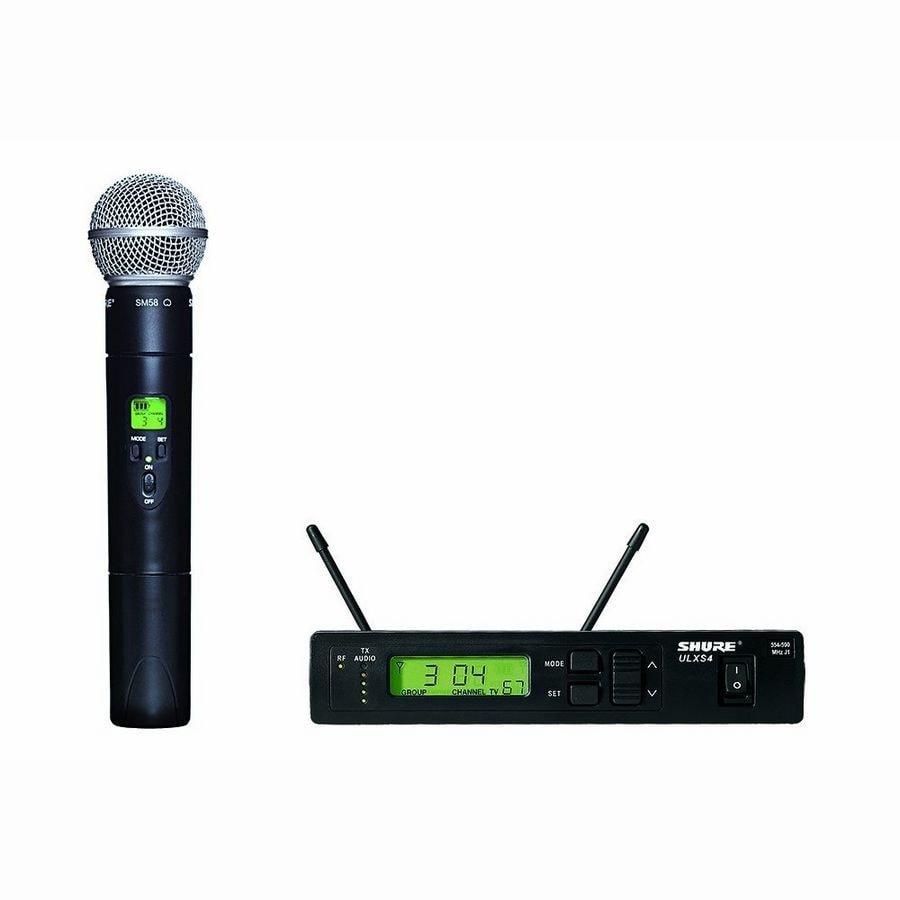Shure ULXS24/58 Standard Handheld Wireless Microphone System | SM58 Handheld Microphone G3
