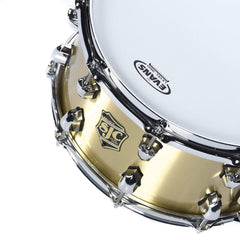SJC 7" x 14" Goliath Snare Drum | 3.0mm Bell Brass Shell with Chrome Hardware