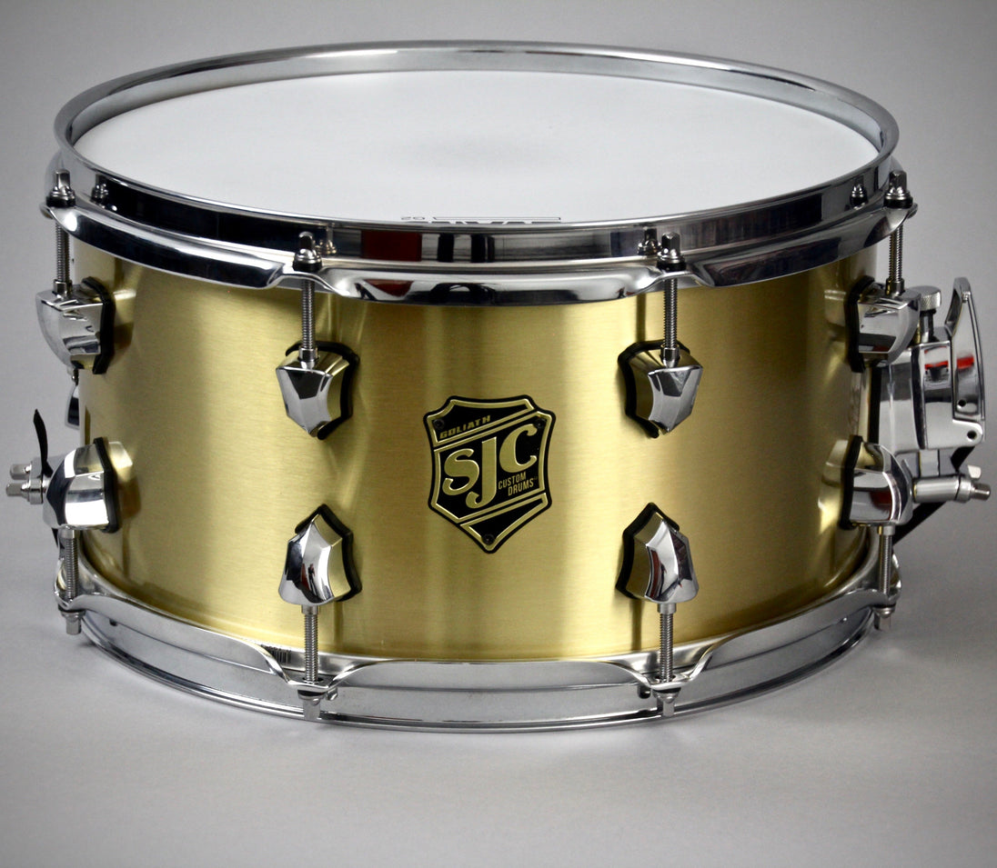 SJC Custom Drums Goliath Bell Brass Snare Drum | 7" x 13"