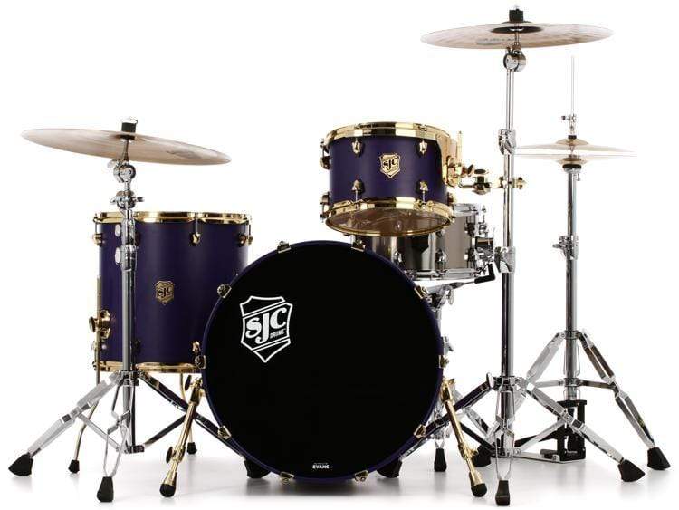 SJC Custom Drums Navigator Series 3-piece Shell Pack - Purple Stain