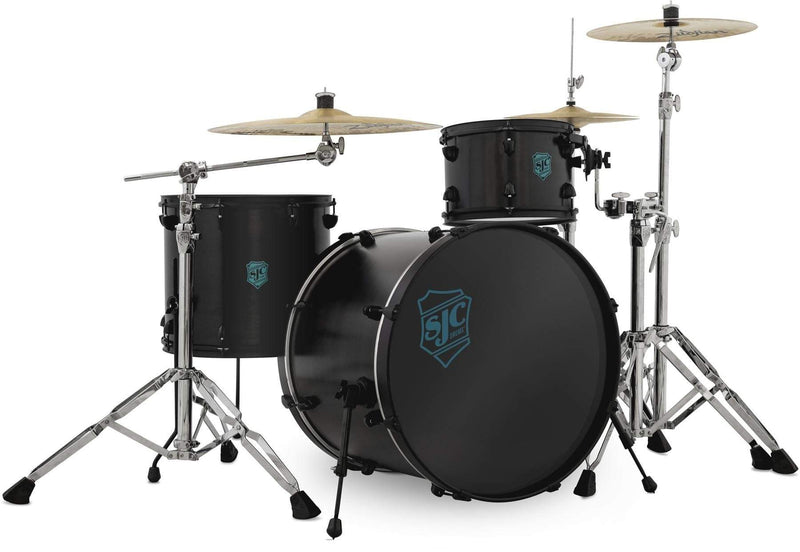 SJC Drums Pathfinder 3pc Shell Pack | Midnight Black Satin