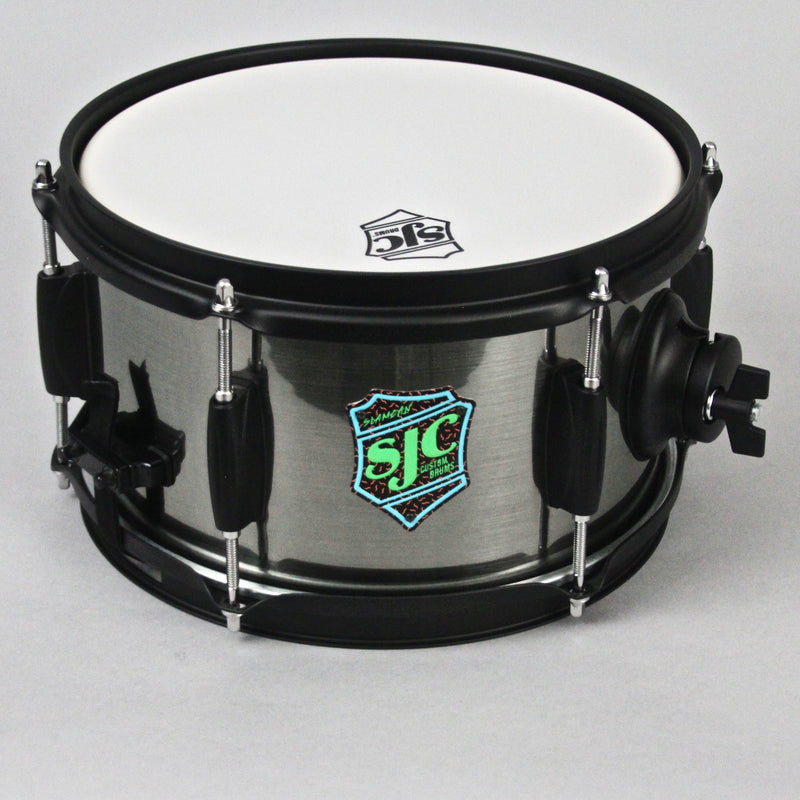 SJC Slam Can Side Snare | Brushed Nickel