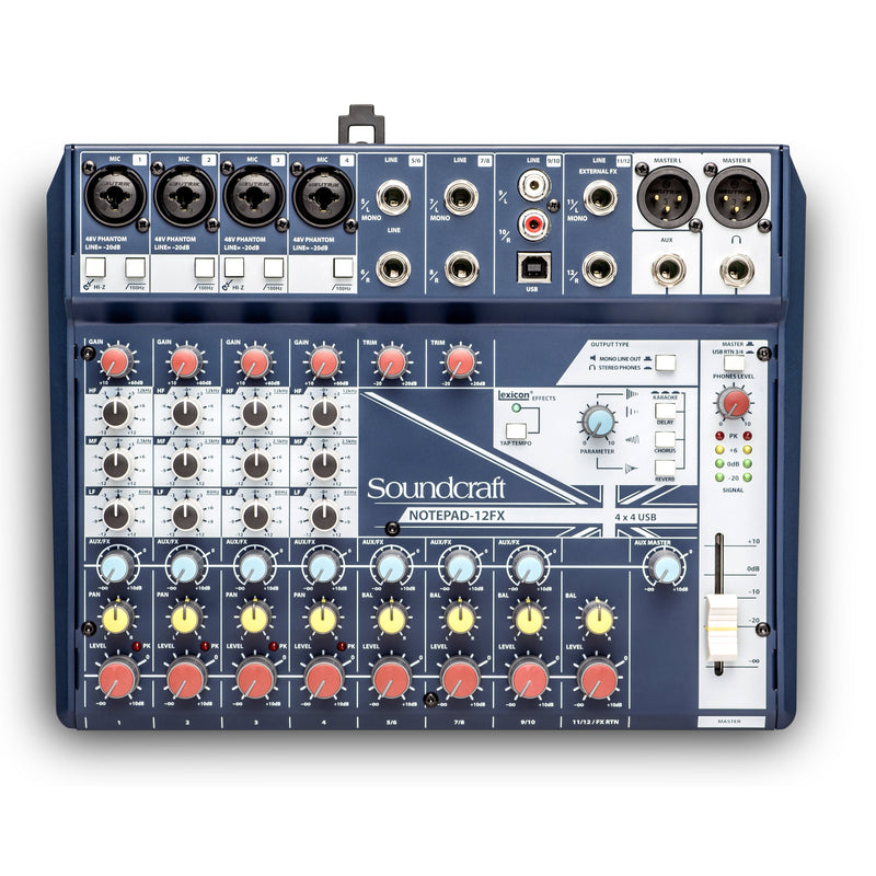 Sound Craft Notepad-12FX Mixer & USB Interface