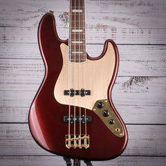 Squier 40th Anniversary Jazz Bass Gold Edition | Ruby Red