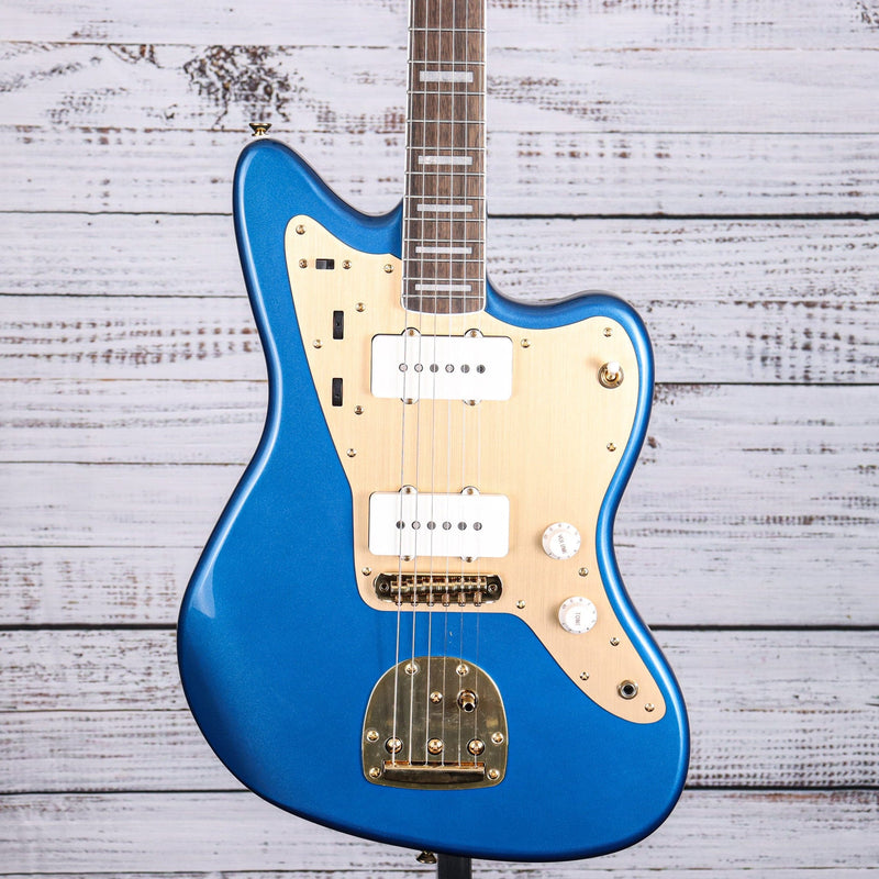 Squier 40th Anniversary Jazzmaster |  Gold Edition | Lake Placid Blue