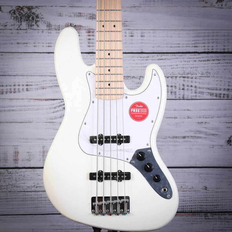 Squier Affinity Series Jazz Bass V Maple Fingerboard Olympic White