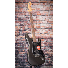 Squier Affinity Series Stratocaster Electric Guitar | Charcoal Frost Metallic
