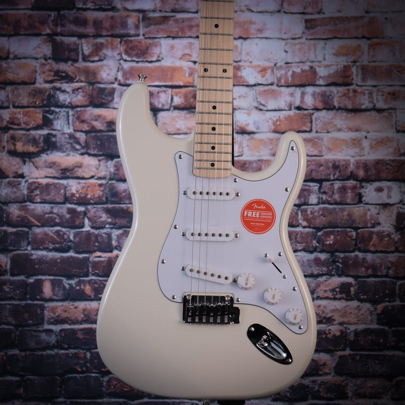 Squier Affinity Series Stratocaster Electric Guitar | Olympic White