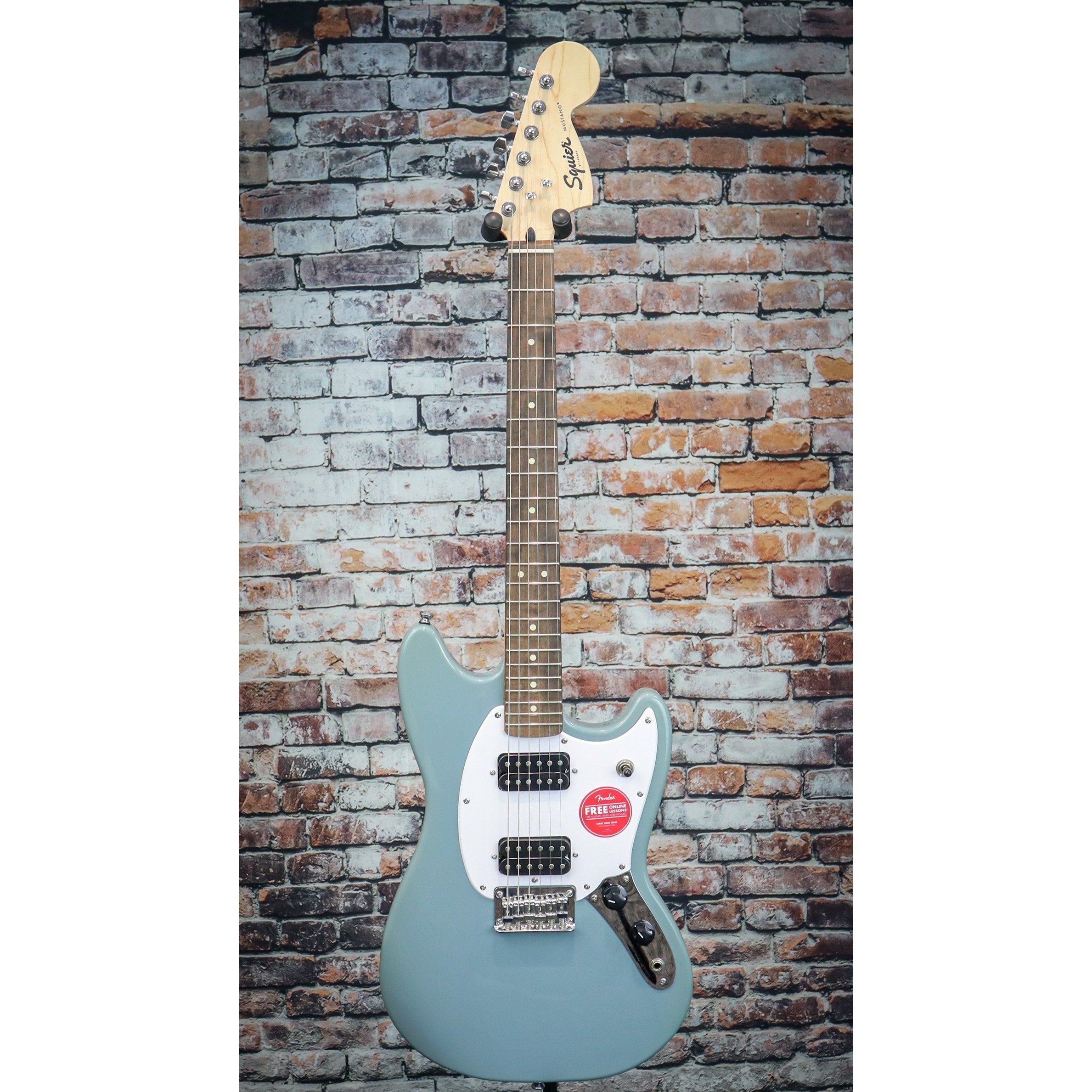 Squier Bullet Mustang HH   Sonic Gray – Yandas Music