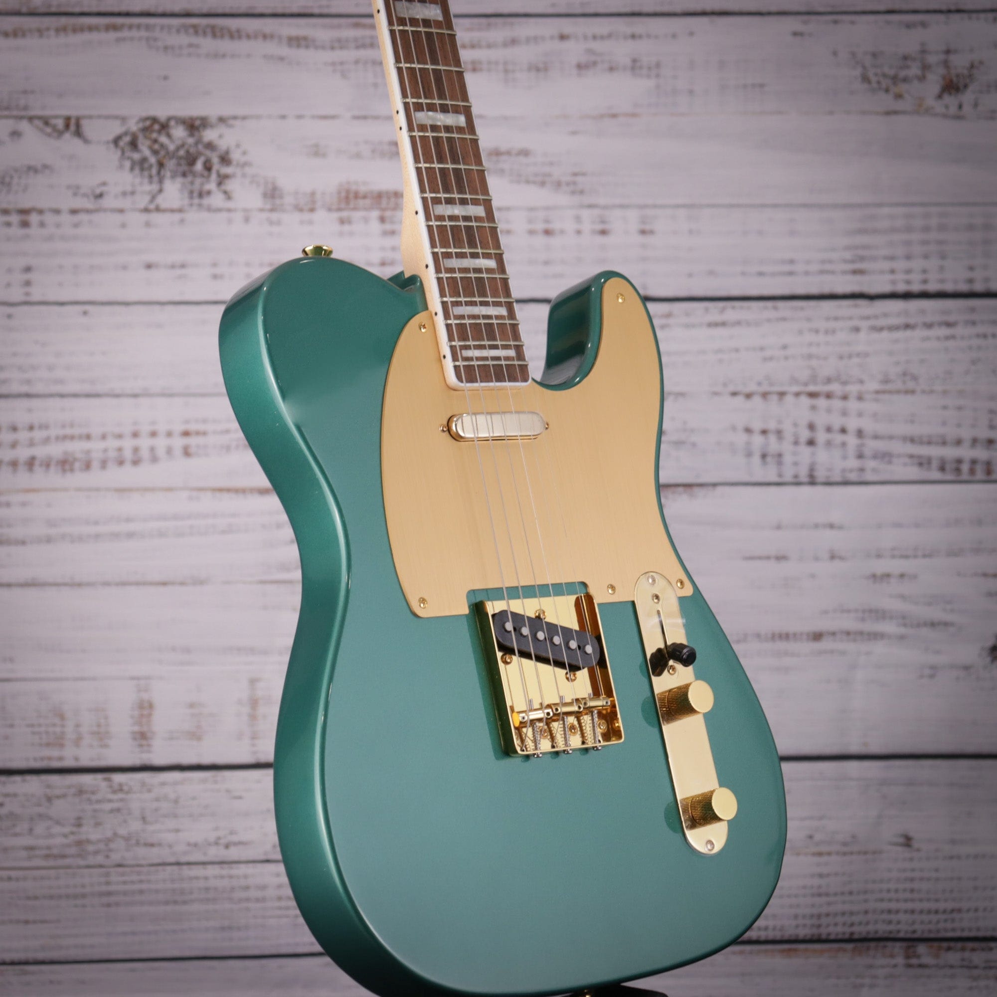 Squire 40th Anniversary Telecaster Gold Edition | Sherwood Green