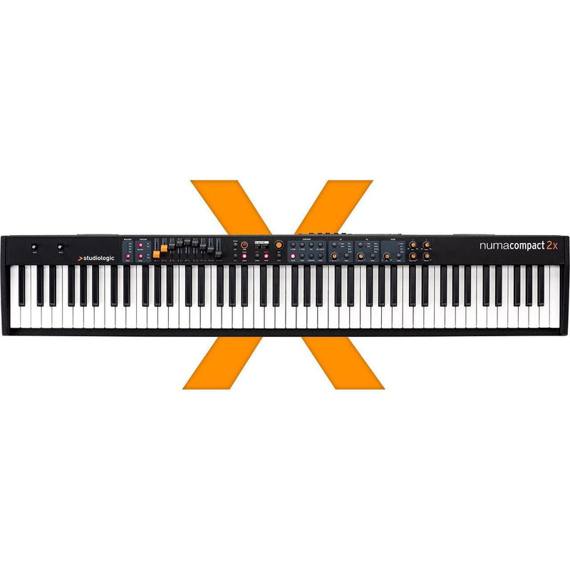 Studiologic Numa Compact 2x 88-key Semi-Weighted Keyboard with Aftertouch