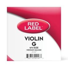 Super Sensitive Red Label Violin G 4/4 Medium Gauge Bulk String - SS214