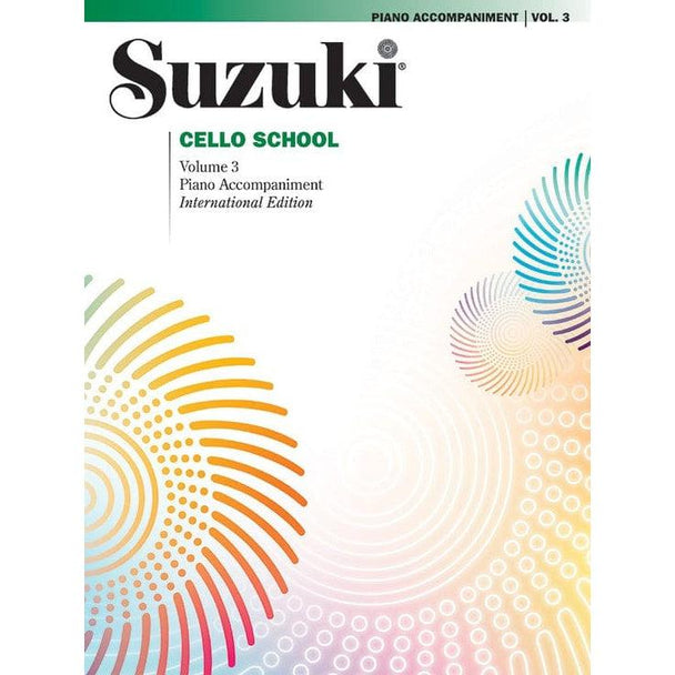 SUZUKI CELLO PNO ACC VOL3