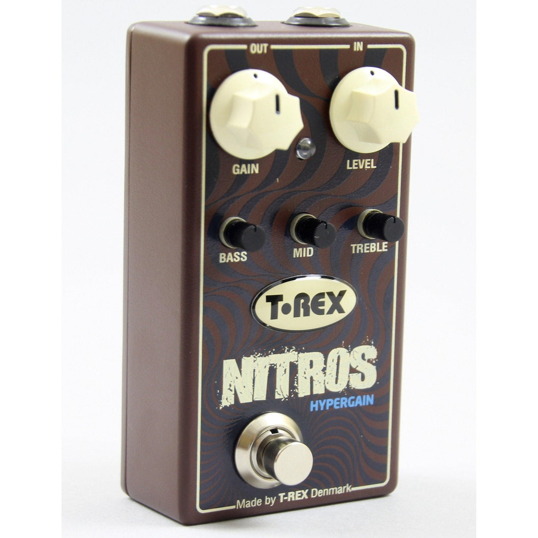 distortion pedal for djent T-Rex Nitros Hypergain Distortion Pedal