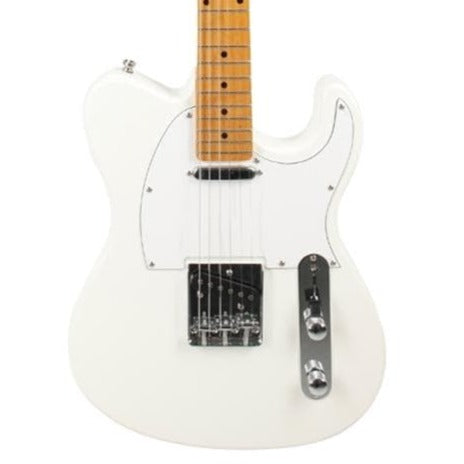 Tagima TW-55 Electric Guitar | White Pick Guard on Pearl White Finish