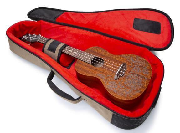 Tan Transit Bag For Tenor Ukulele