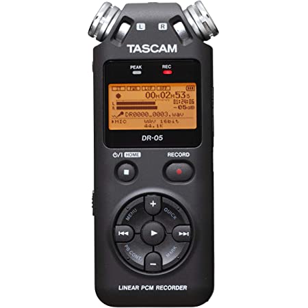Tascam Portable Stereo Recorder 96k/24-bt | DR-05