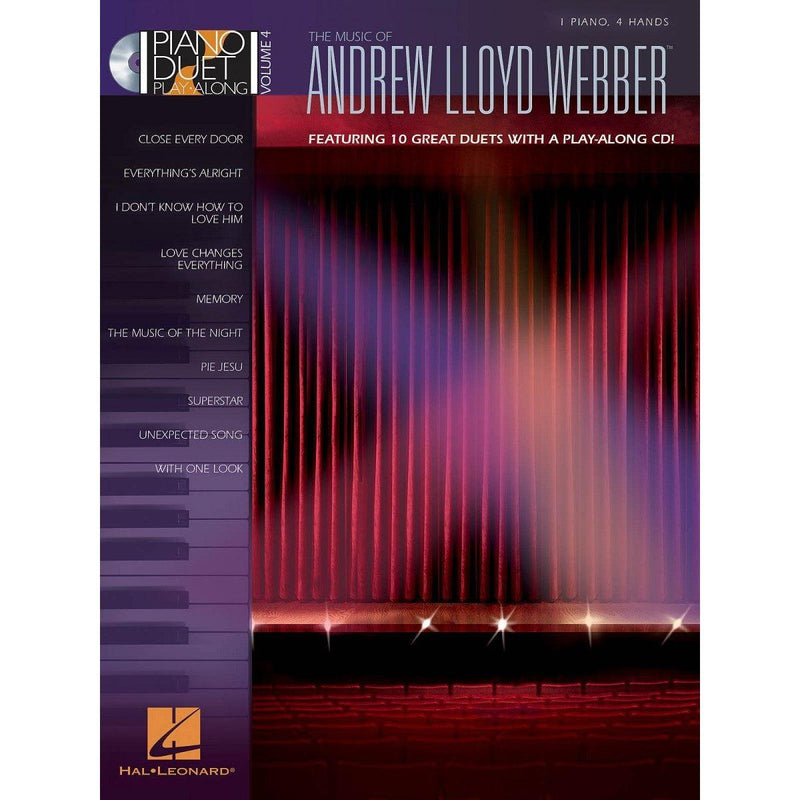 The Music of Andrew Lloyd Webber - Piano Duet Play-Along Volume 4