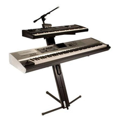 Ultimate Support Apex AX-48 Plus Dual Keyboard Stand w/ Mic Boom Arm