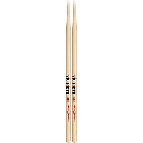 Vic Firth American Classic 7A Drumsticks, Hickory, Wood Tip