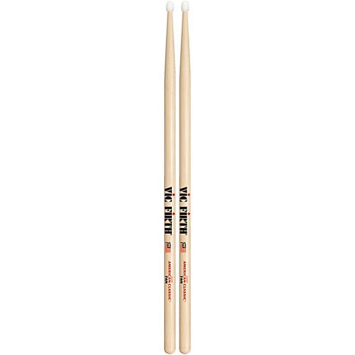 Vic Firth American Classic 7A Drumsticks, Hickory, Wood Tip