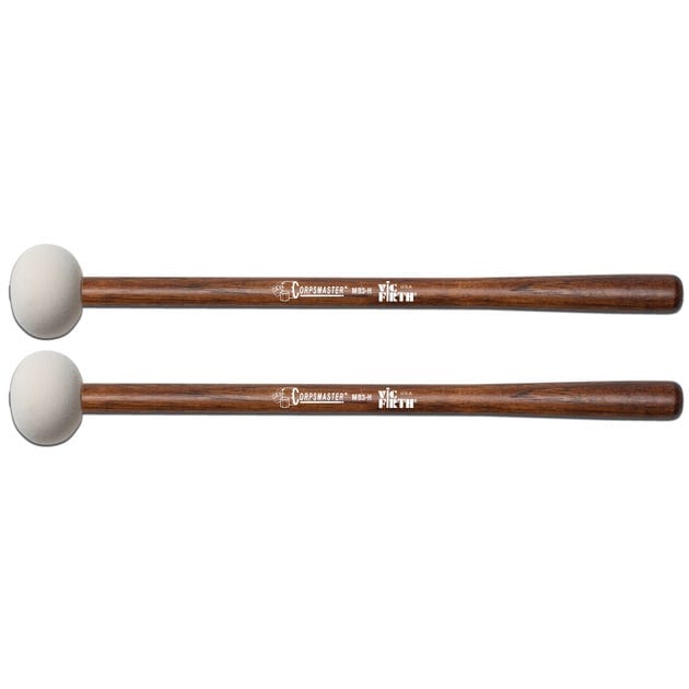 Vic Firth MB3H Corpmaster Marching Bass Drum Mallets | Hard