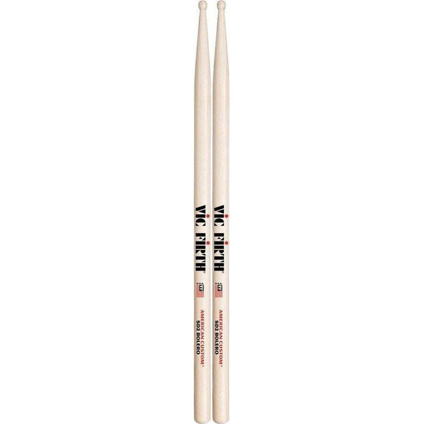 Vic Firth SD2 American Custom Bolero Wood Tip Drum Sticks | Maple