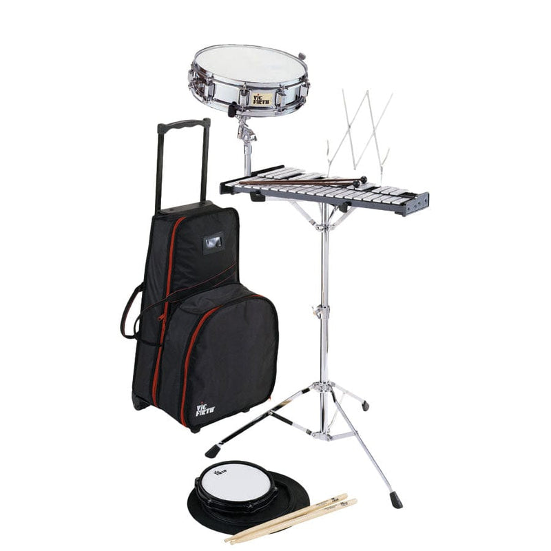Vic Firth Virtuoso Performer Percussion Kit with Rolling Bag