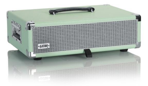 Vintage Amp Vibe Rack Case, 2U Seafoam Green
