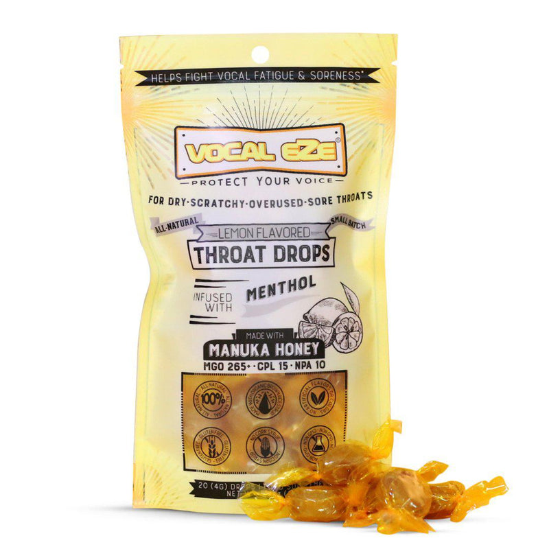 Vocal Eze Manuka Honey Lemon Drops