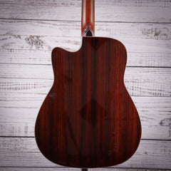 Yamaha A1RVN Folk Cutaway Acoustic Electric Guitar - Rosewood - Vintage Natural