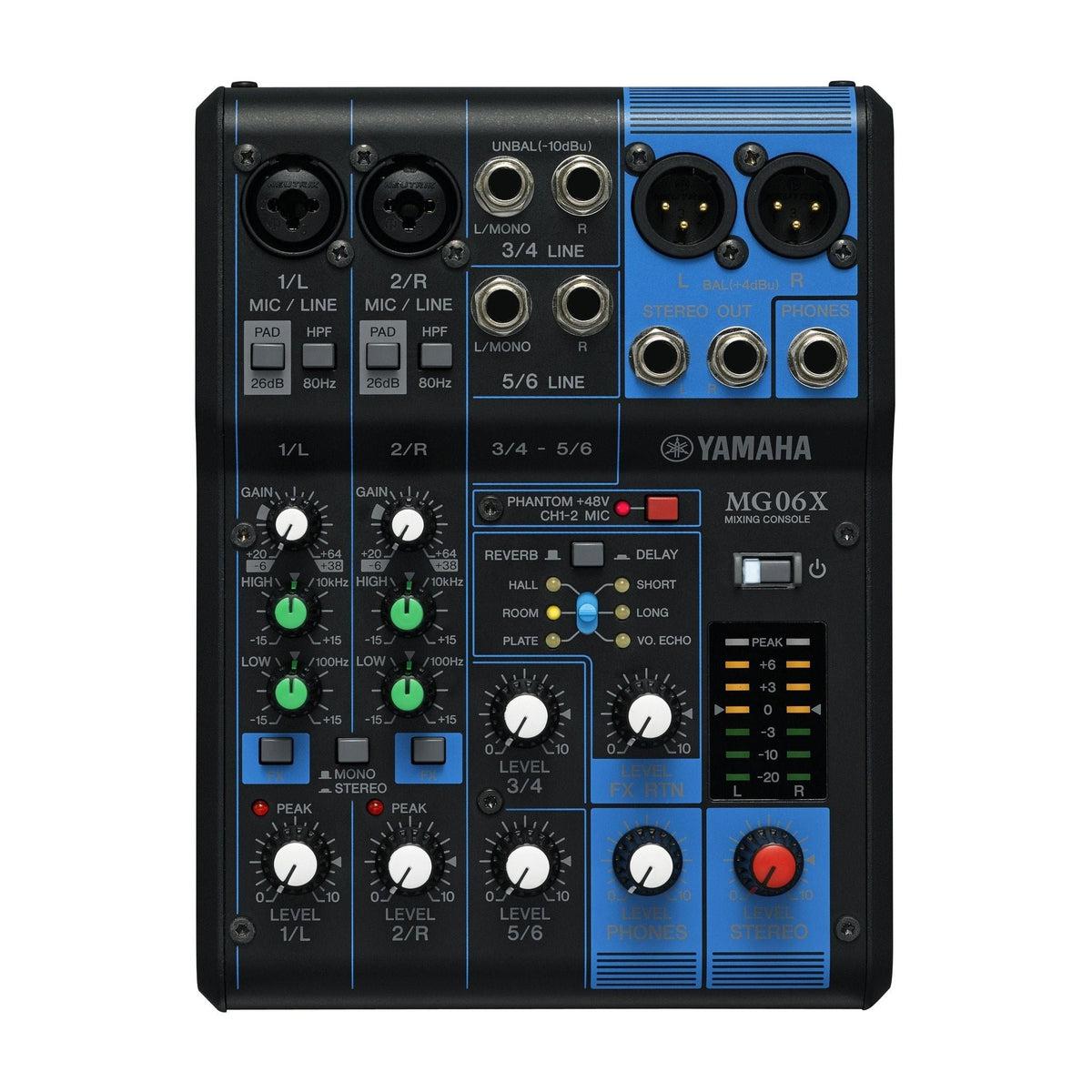 Yamaha MG06X 6-Channel Pro Audio Mixer
