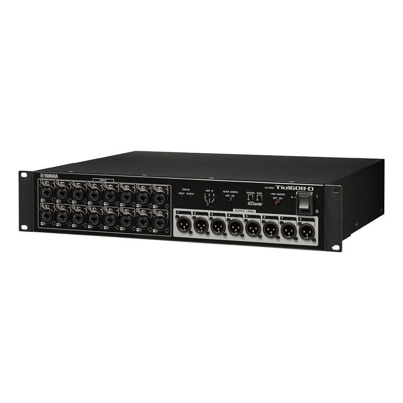 Yamaha TIO1608-D Dante Equiped I/O Rack For TF Series Mixers