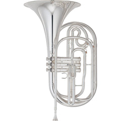 Yamaha YHR-302M Marching Bb French Horn YHR-302MS - Silver Plated