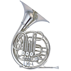 Yamaha YHR-668II Professional Series F / Bb Double French Horn YHR-668NDII - Nickel Silver Construction; Detachable Bell and HRC-70 Case